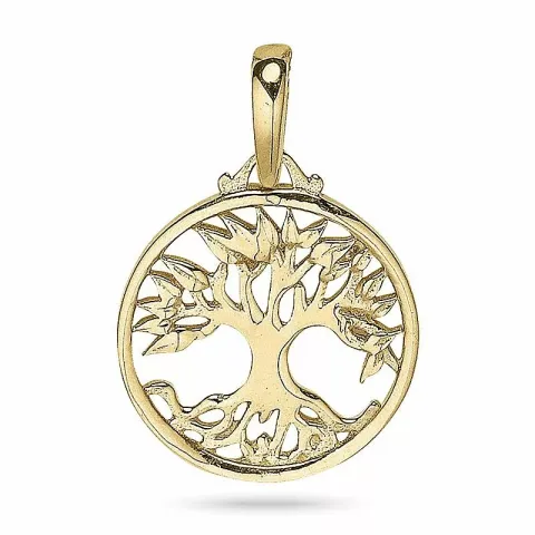 Boom van het leven hanger in 9 karaat goud