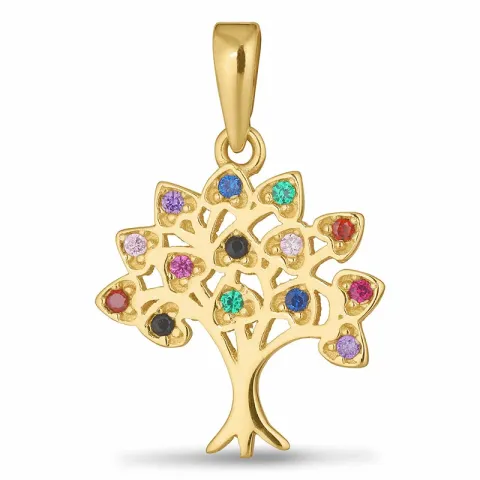 boom van het leven hanger in 9 karaat goud