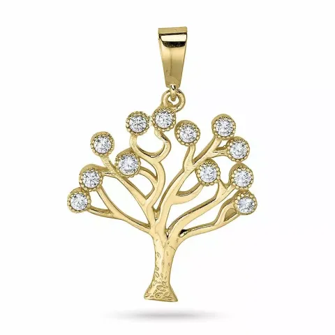 Boom van het leven hanger in 9 karaat goud