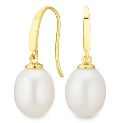 8-8,5 mm parel oorbellen in 9 karaat goud - Gold Collection