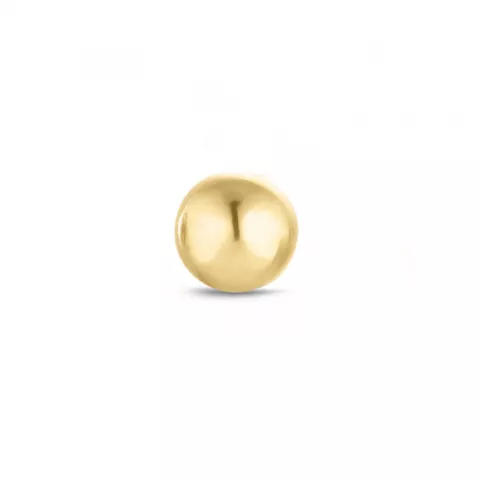 1/2 paar 4 mm oorbellen in 9 karaat goud