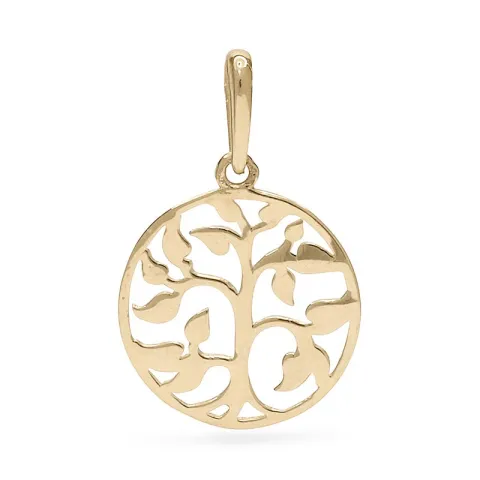 11 mm boom van het leven hanger in 9 karaat goud