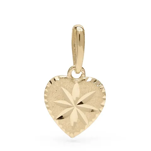 klein hart hanger in 9 karaat goud - Gold Collection