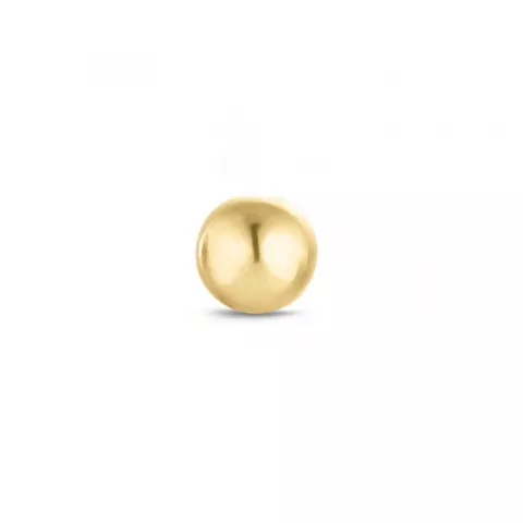 1/2 paar 2 mm oorbellen in 9 karaat goud