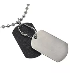 Hard Steel dogtag in roestvrij staal