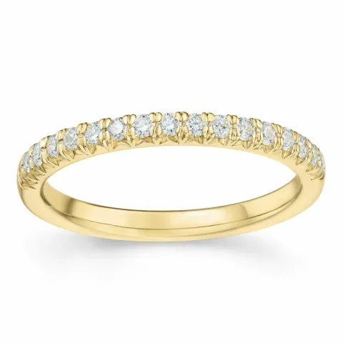 diamant ring in 14 karaat goud 0,249 ct