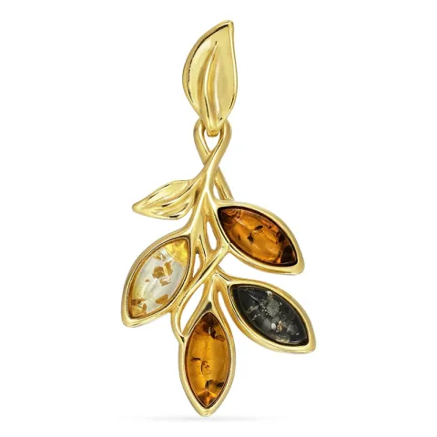 barnsteen hanger in verguld sterlingzilver