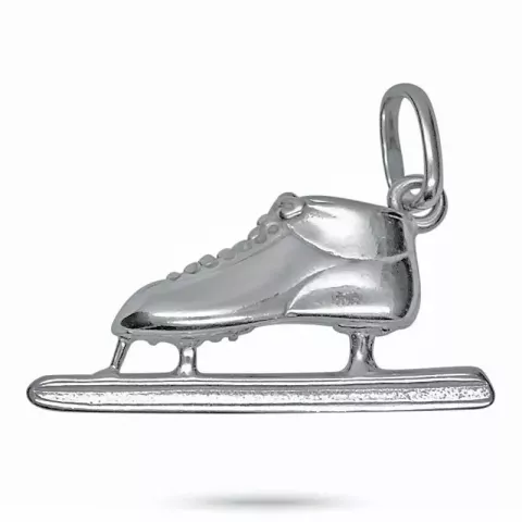 schaats zilver hanger in zilver