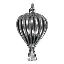 Luchtballon hanger in zilver