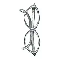 Brillen hanger in zilver