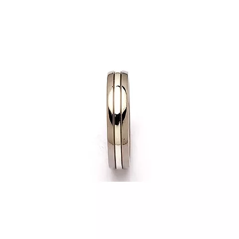 Ring in titanium en zilver