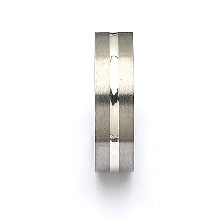 ring in titanium en zilver