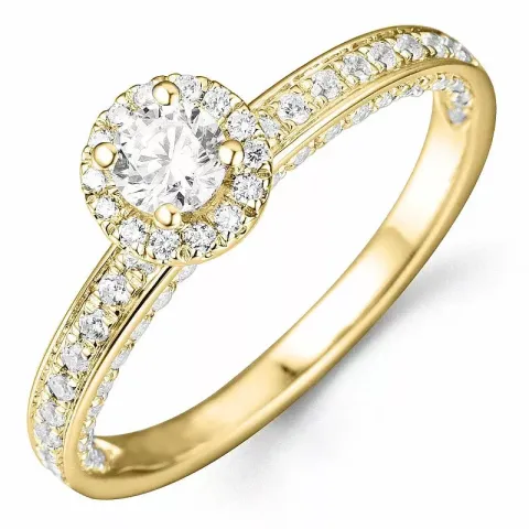 Bestelde artikel - diamant ring in 14 karaat goud 0,26 ct 0,40 ct