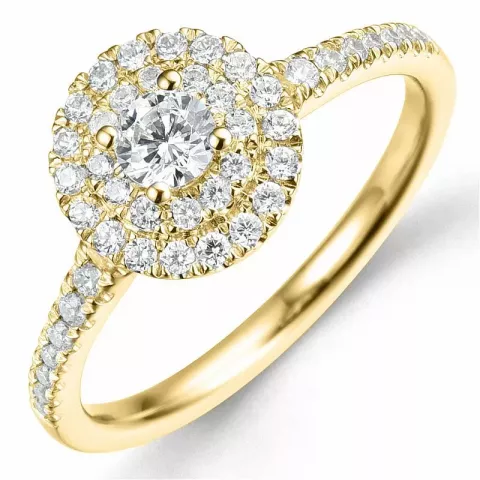 Bestelde artikel -  diamant ring in 14 karaat goud 0,20 ct 0,34 ct