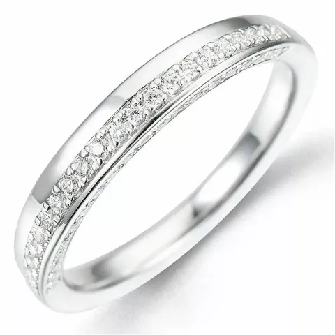 Bestelde artikel - diamant ring in 14 karaat witgoud 0,24 ct