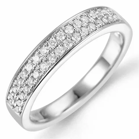 Bestelde artikel -  diamant ring in 14 karaat witgoud 0,32 ct