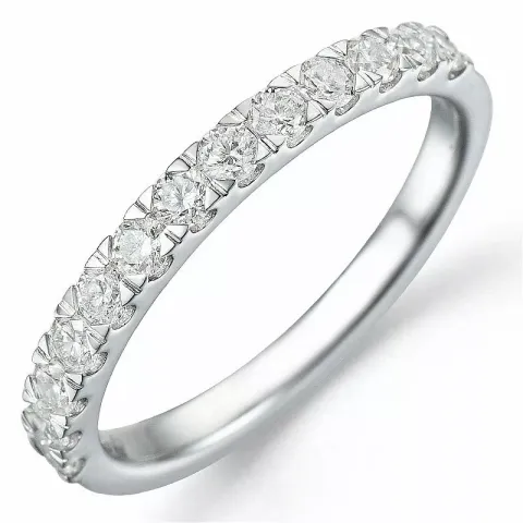 Bestelde artikel - diamant ring in 14 karaat witgoud 0,52 ct