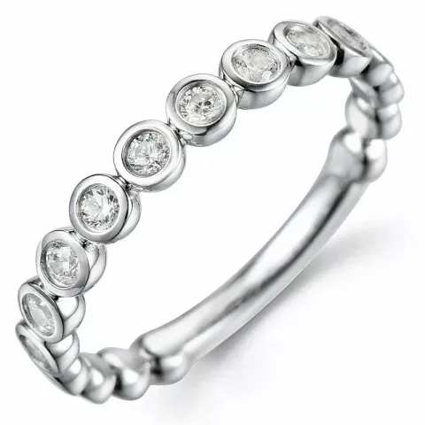 Bestelde artikel - diamant ring in 14 karaat witgoud 0,33 ct