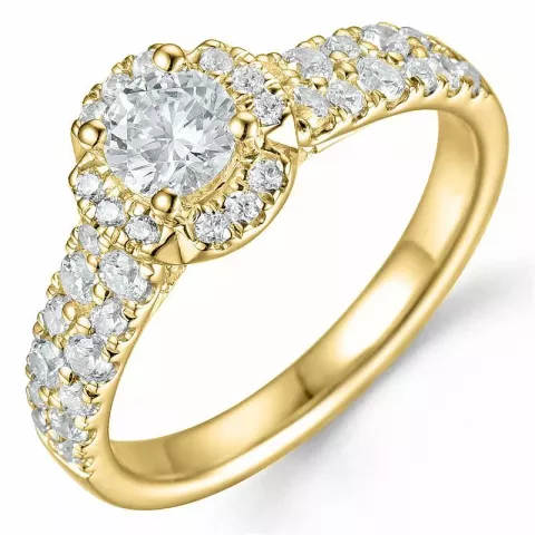 Bestelde artikel -  diamant ring in 14 karaat goud 0,40 ct 0,60 ct