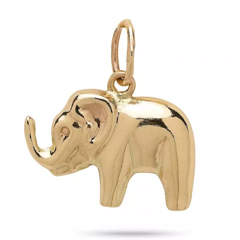 testsieraad olifant hanger in 8 karaat goud