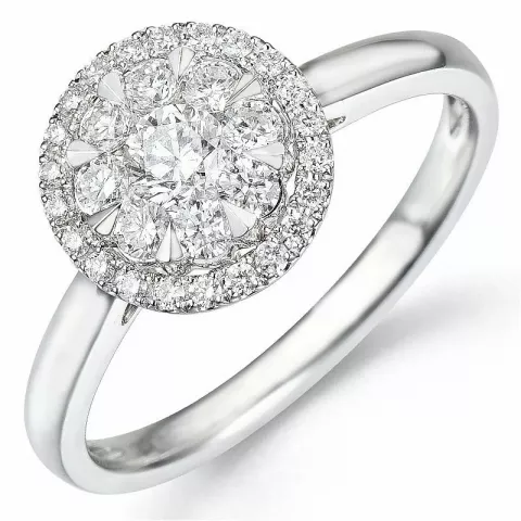 Bestelde artikel -  diamant ring in 14 karaat witgoud 0,20 ct 0,55 ct
