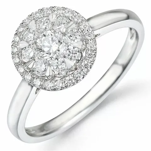 Bestelde artikel - diamant ring in 14 karaat witgoud 0,20 ct 0,55 ct