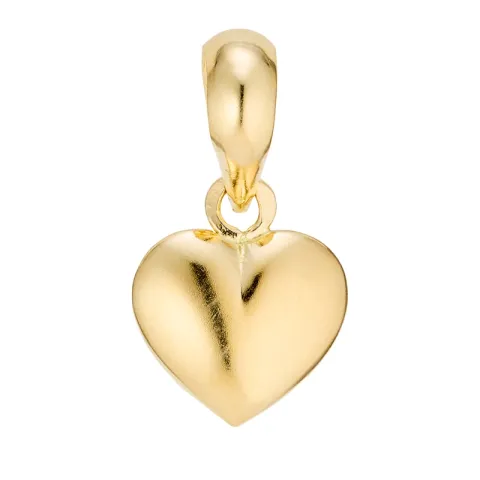 8,5 x 10 mm hart hanger in 14 karaat goud