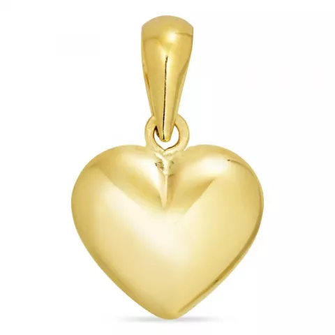 12 x 13 mm hart hanger in 14 karaat goud