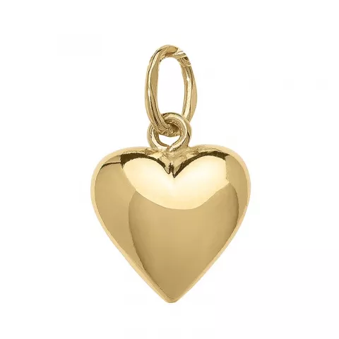 9 x 10 mm hart hanger in 8 karaat goud