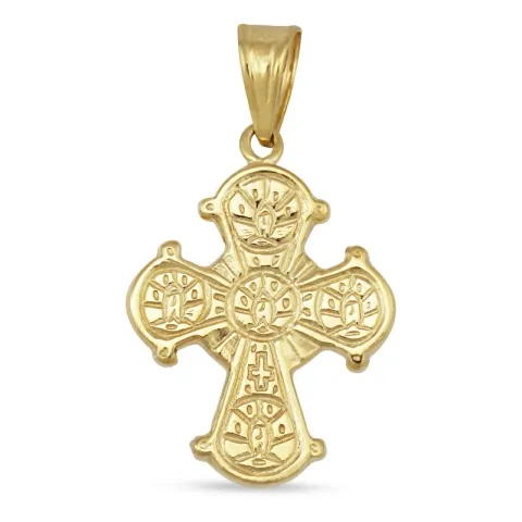 dagmarkruis ketting in verguld sterlingzilver met hanger in verguld sterlingzilver