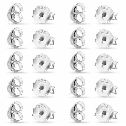 10 paar butterflies in zilver