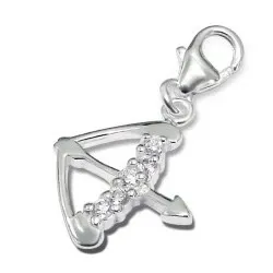 De boogschutter bedeltjes voor armband in zilver
