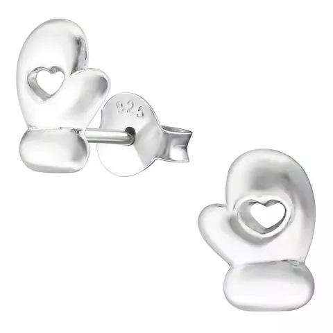 hand oorbellen in zilver