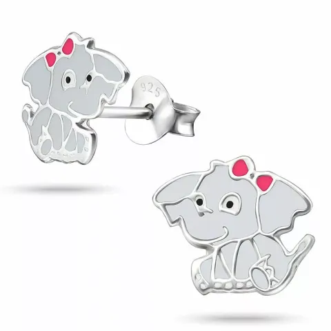 olifant oorbellen in zilver