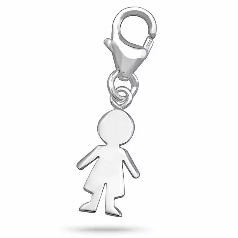 jongen bedeltjes voor armband in zilver