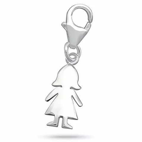 meisjes bedeltje in zilver