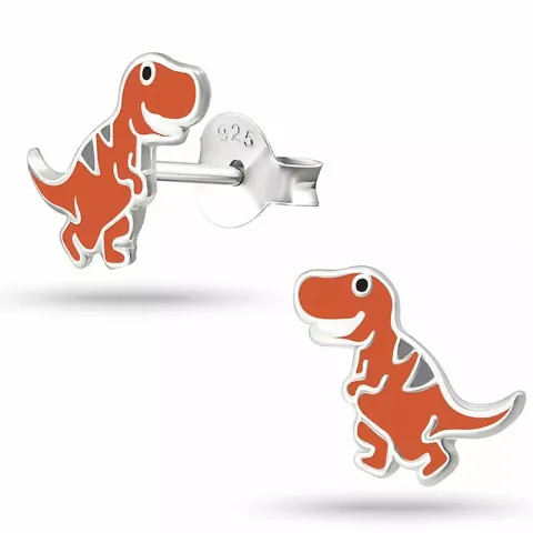 dinosaurus zilver oorbellen in zilver