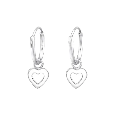 12 mm hart creool in zilver