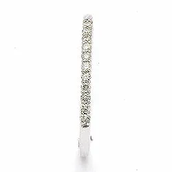 Smal diamant ring in 14 karaat witgoud 0,099 ct