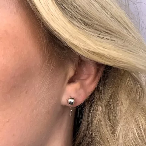 schattige oorbellen in zilver