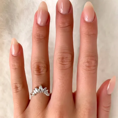 testsieraad zirkoon ring in zilver