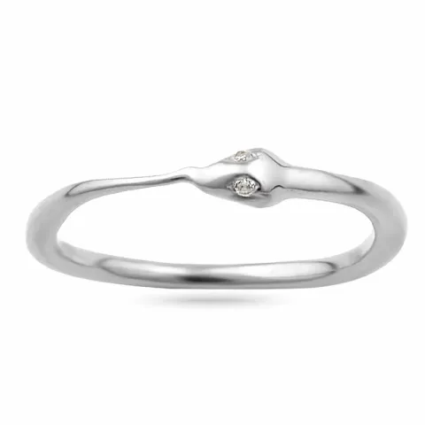 slangen ring in zilver