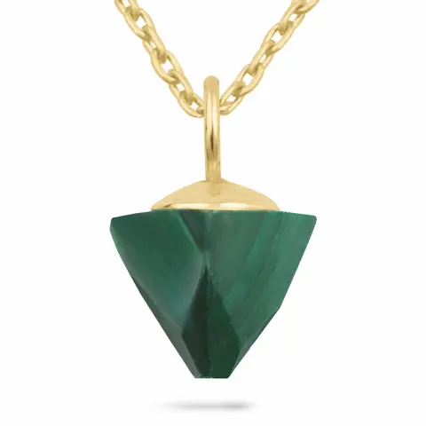 elegant ketting in verguld sterlingzilver met hanger in verguld sterlingzilver