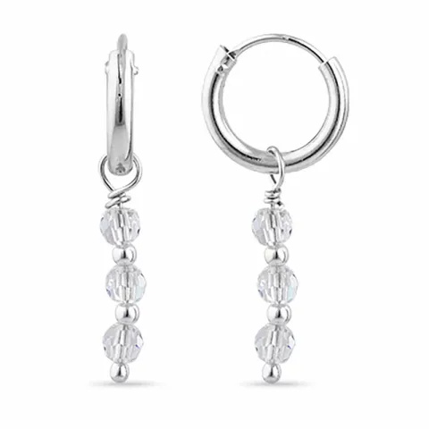 12 mm lange creool in zilver