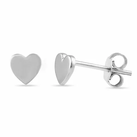 5,5 mm hart oorsteker in zilver