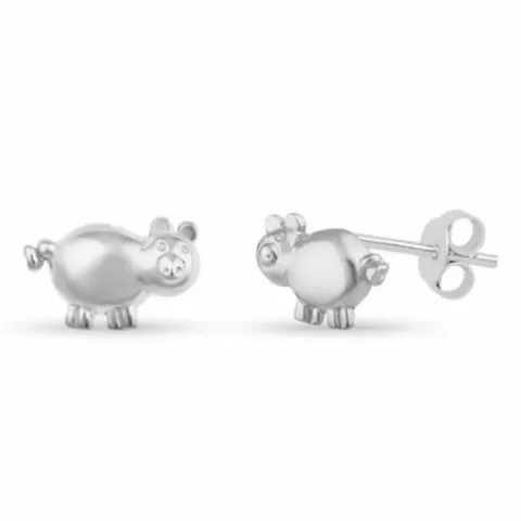 Varken oorsteker in zilver