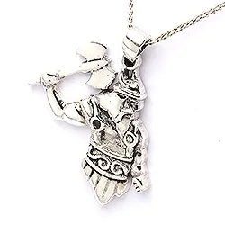 viking hanger in geoxideerd sterlingzilver