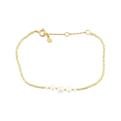 Hultquist Keyla parel armband in verguld sterlingzilver