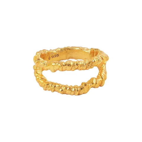 Hultquist Savannah ring in verguld sterlingzilver