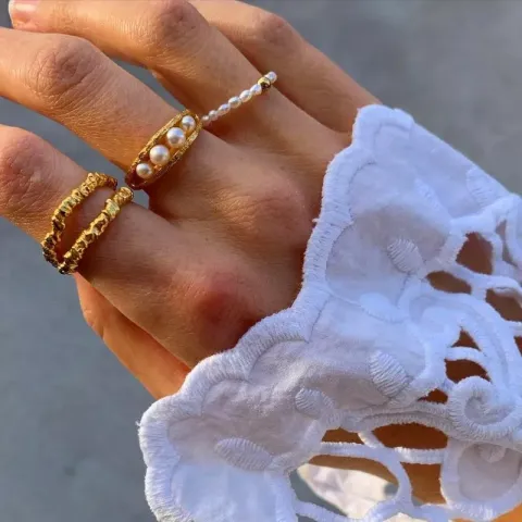 Hultquist Savannah ring in verguld sterlingzilver